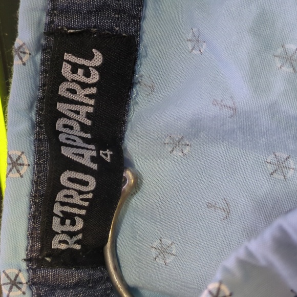 Retro Apparel size 4 color blue with design for kids - Picture 4 of 5